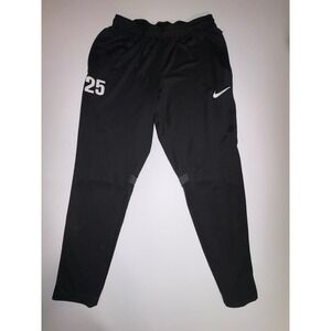 Nike Dri-FIT Black Athletic Pants Size L Soccer Track Joggers Number 25